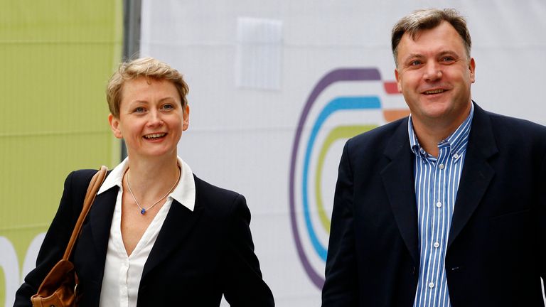 Yvette Cooper and Ed Balls have been married for 25 years